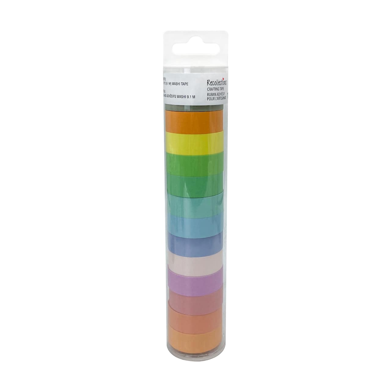 6 Packs: 13 ct. (78 total) Solid Pastel Crafting Washi Tape Rolls by Recollections™